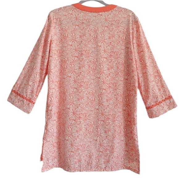 Southern Tide Hailey Printed Performance Tunic - Conch Shell Sz Small Stretch - Picture 7 of 12
